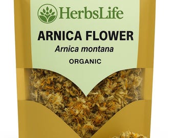 Bio ARNIKA-BLUME | Arnica Montana Getrocknete ganze Blüten, Handwerk & Apothekerzutat