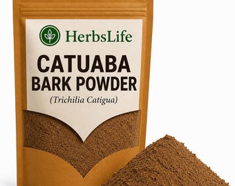 POLVO DE CORTEZA DE CATUABA / Trichilia Catigua Natural Ground / Boticario, Tintura y Botánico Artesanal