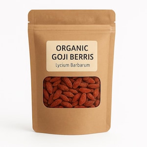 Organic GOJI BERRIES | Lycium Barbarum | Goji Berry Tea | Herbal Tea | Dried Berries | Organic Berries | Organic Herb | Herba | Fruits Tea
