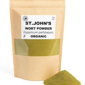 Wild ST. JOHN'S WORT Powder | Hypericum Perforatum | Botanical Craft & Apothecary | Bulk Botanical
