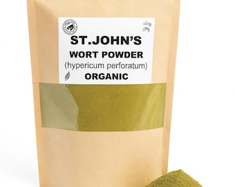 Wild ST. JOHN'S WORT Powder | Hypericum Perforatum | Botanical Craft & Apothecary | Bulk Botanical