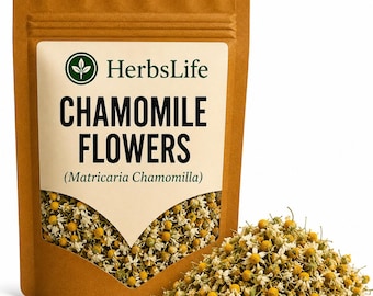 CHAMOMILE FLOWERS | Wildcrafted Bulgarian Matricaria Chamomilla Dried | Herbal Tea, Relaxation Blend, Apothecary