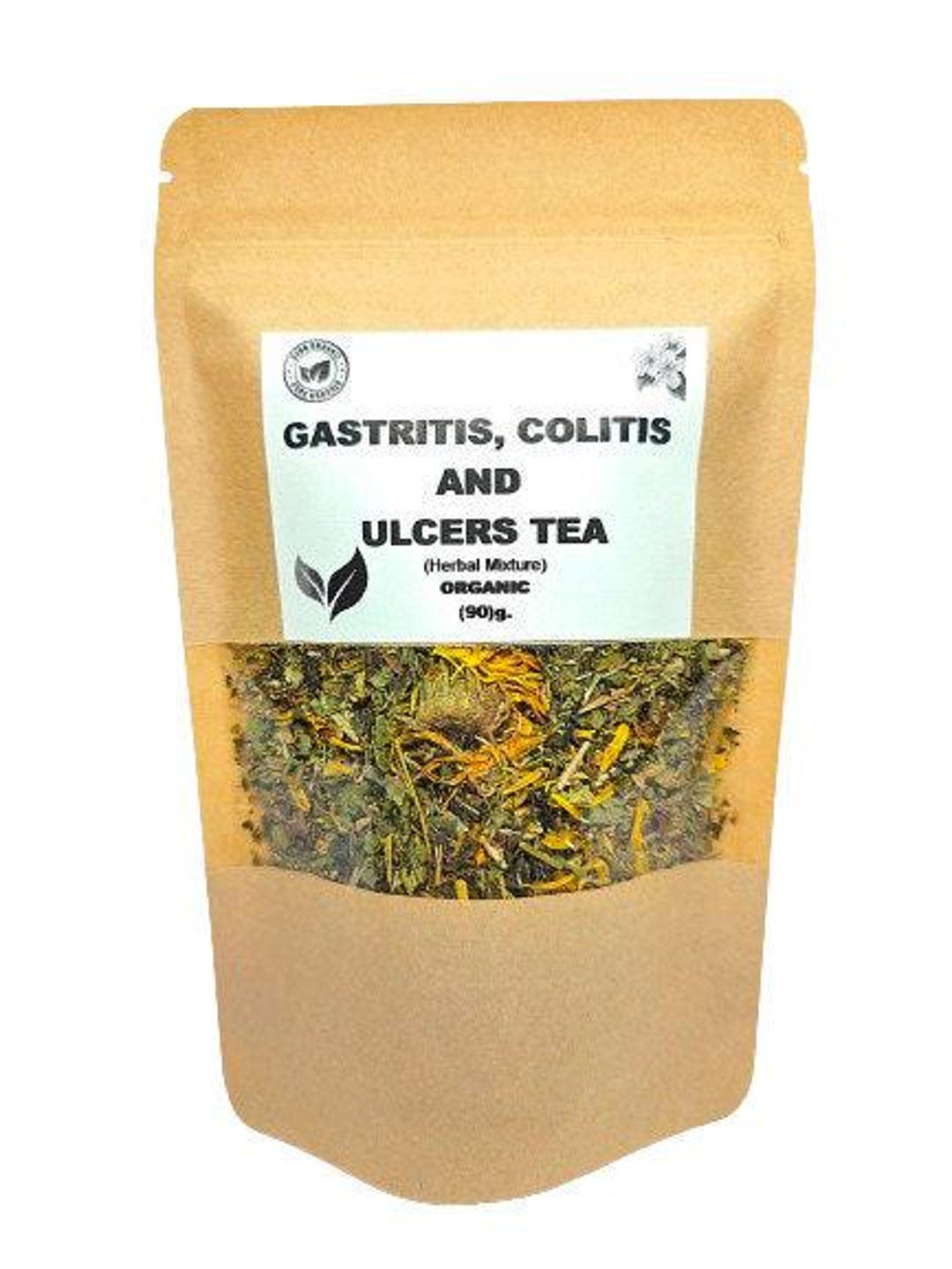 Organic Herbal Mixture for Gastritis, Colitis and Ulcer 90g. Herbal ...
