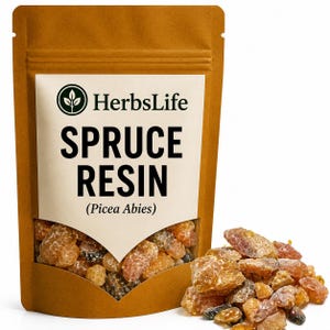 SPRUCE RESIN | Picea Abies Natural Wild Harvested | Craft, Apothecary & Bulk Botanical