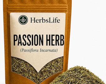 PASIÓN / Passiflora Incarnata Seca / Infusión de Hierbas Apothecary & Craft Botanical
