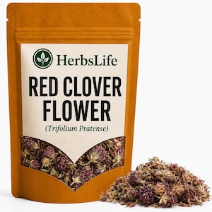 RED CLOVER FLOWER | Wildcrafted Bulgarian Trifolium Pratense Dried | Herbal Tea, Wellness Blend, Apothecary & Botanical image 1