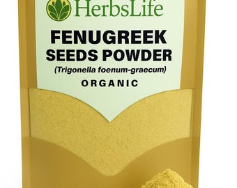 Bio Bockshornkleesamen Pulver | Trigonella Foenum-Graecum | Kulinarische, Back-, Tee- und Handwerkszutat