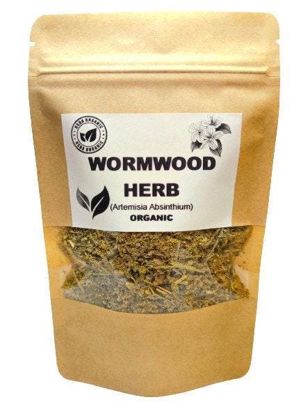 Organic wormwood herb | artemisia absinthium | wormwood tea | herbal tea | dried herbs | organic herbs | herba | tea