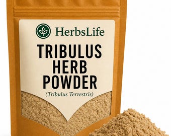 TRIBULUS HERB POWDER Natural Ground | Tribulus Terrestris | Bulk Craft Apothecary Botanical