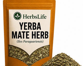 YERBA MATE HERB Dried | Ilex Paraguariensis | Bulk Herbal Tea & Culinary Beverage Ingredient