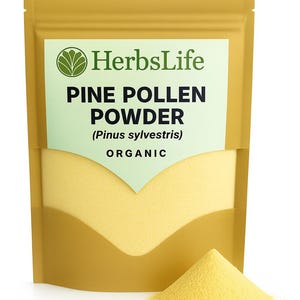 Organic PINE POLLEN POWDER | Pinus Sylvestris Pinus spp. | Botanical, Craft, Smoothies & Baking Ingredient