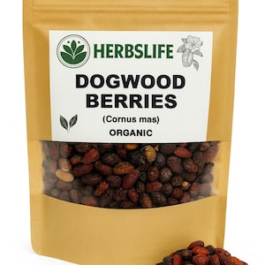 BAYAS DE CORNEJO DESHIDRATADAS ORGÁNICAS / Cornus Mas Fructus, Té