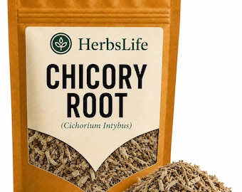 CHICORY ROOT | Cichorium Intybus Dried Cut | Cooking Herbal Tea & Bulk Culinary Ingredient