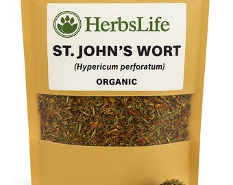 Wild ST.JOHNS'S WORT Herb Cut | Hypericum Perforatum | Botanical Craft & Apothecary | Bulk Botanical