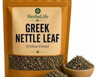 GREEK NETTLE LEAF | Wildcrafted Bulgarian Urtica Urens Dried Cut | Herbal Tea, Culinary Herb, Botanical