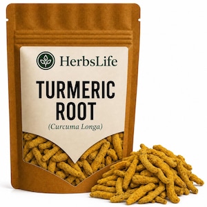 TURMERIC ROOT | Curcuma Longa Whole Dried | Cooking Culinary & Bulk Food Ingredient