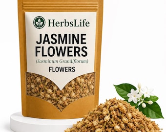 JASMINE FLOWERS | Jasminum Nudiflorum Dried Natural | Apothecary, Craft & Bulk Botanical