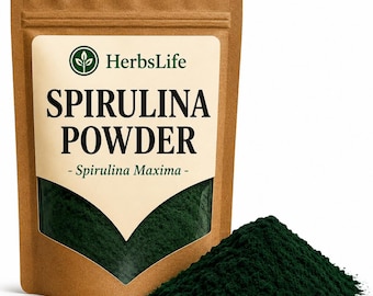 Spirulinapoeder | Natuurlijke Spirulina Maxima | Ingrediënt voor koken, bakken en bulkvoeding