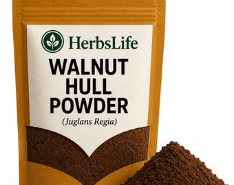 WALNUT HULL POWDER | Juglans Regia Natural Ground | Natural Dye, Craft, Apothecary & Bulk Botanical