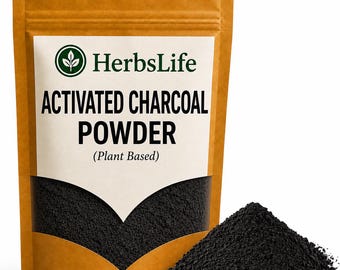 ACTIVATED CHARCOAL Powder | Plant Based Natural Activated Carbon | Cooking, Beauty, DIY Apothecary & Bulk Ingredient