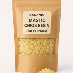 Resina orgânica de mástique de chios | pistacia lentiscus | goma de mástique | resina de mástique | mastiha de chios autêntica | resina de goma de mástique de chios
