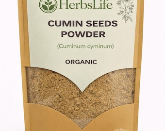 Organiczny proszek z nasion kminku | Cuminum Cyminum, Zioło Kulinarne