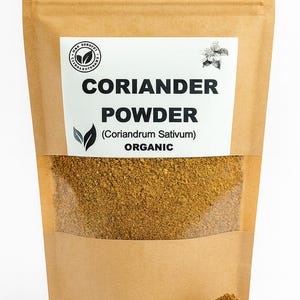 Organic CORIANDER POWDER | coriandrum sativum | coriander tea | herbal tea | herba | tea | organic herbs | organic powder | coriander flour