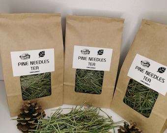 Organic white pine needles | pinus sylvestris | wild picked | white pine for pine needle tea premium quality wildharvested pine needle tea