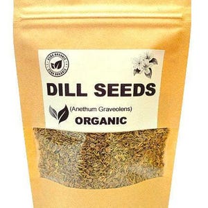 Organic dill seeds | anethum graveolens | dill tea | semens | dried seeds | organic herb | herba | tea | kitchen herbs | spices | tea