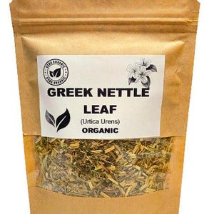 Organic GREEK NETTLE LEAF | urtica urens | greek nettle tea | nettle leaf | herbal tea | dried leaf | organic herbs | herba | tea