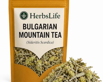TÉ DE MONTAÑA BÚLGARO / Sideritis Scardica silvestre seca / Infusión de hierbas, mezcla para el bienestar, botica y botánica artesanal