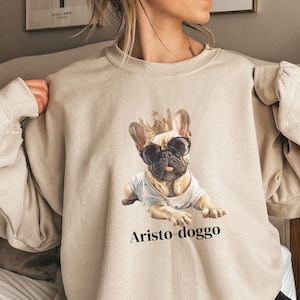 French Bulldog Sweatshirt, Frenchie Mom Shirt, Gift for Dog Mom, French Bulldog Dog Mama Sweater, French Bulldog Lover Gift,Frenchie Dog Mom