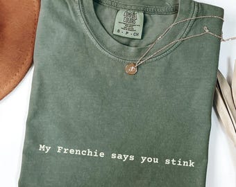 French Bulldog Shirt, Comfort Colors Frenchie Mom Shirt, French Bulldog Dog Mama Shirt,French Bulldog Lover Gift,Frenchie Dog Mom Tee