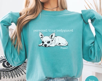 Custom Chihuahua Dog Shirt, Personalized Dog Name shirt, Chihuahua Dog mom Gift, Chihuahua Dog Dad shirt, Toy Dog Parent Gift