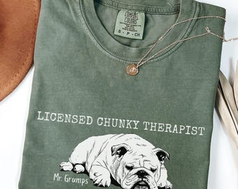 Custom English Bulldog Shirt, Personalise Name Dog Mom Shirt, English Bulldog Dad Shirt, Bulldog Lover Gift, Bulldog Mom Dad Tee