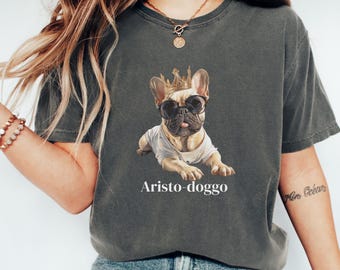 French Bulldog Shirt, Comfort Colors Frenchie Mom Shirt, French Bulldog Dog Mama Shirt,French Bulldog Lover Gift,Frenchie Dog Mom Tee