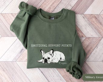 Custom French Bulldog Sweatshirt, Frenchie Mom Shirt, French Bulldog Dog Mama Sweater, French Bulldog Lover Gift, Frenchie Dog Dad shirt