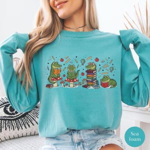 Back to School Shirt, Team Elementary School Teacher Shirt, School Supply Shirt, Reading shirt, Funny Animal Alligator Crocodile shirt