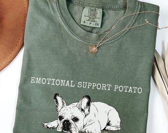 Comfort Colors French Bulldog shirt, Personalized Dog Mama Shirt, Customizable Frenchie Dog Mom Tee, Gift for Frenchie Dog Parents