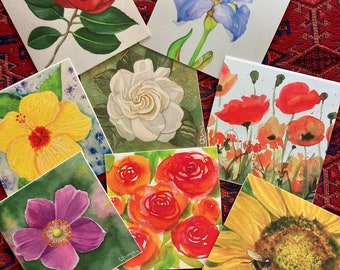 Watercolor Florals - Boxed Notecard Assortment
