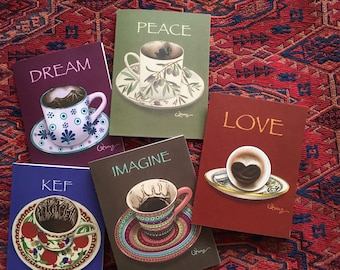 A Card for Every Occasion Armenian Coffee Boxed Notecards