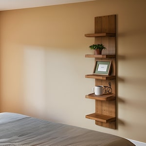 Floating Shelves Woodworking plans | Shelves plan | Wood Wall Storage Shelf For Bedroom Living Room Office | PDF File
