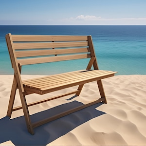 DIY Outdoor Folding Bench Build plan | Outdoor bench plan | Patio bench | DIY Digital Outdoor Furniture Plans