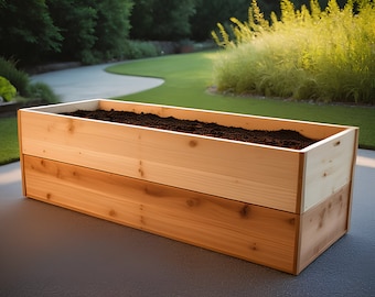 Easy and Beautiful DIY Cedar planter build plan | Planter box plan | Woodworking plans | Step-By-step Instruction PDF File