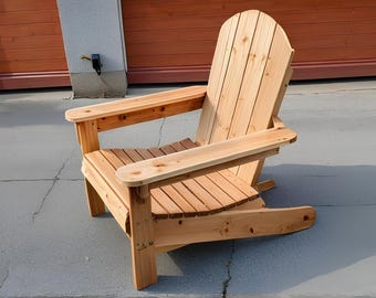 Minimalist Outdoor Adirondack chair plan | woodworking plans | patio furniture | outdoor chair plan | DIY plans | PDF File_ Instant download