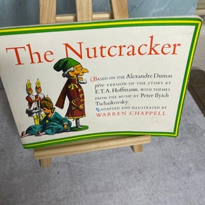 Vintage 1980 The Nutcracker book paperback Warren Chappell Alexandre dumas xmas