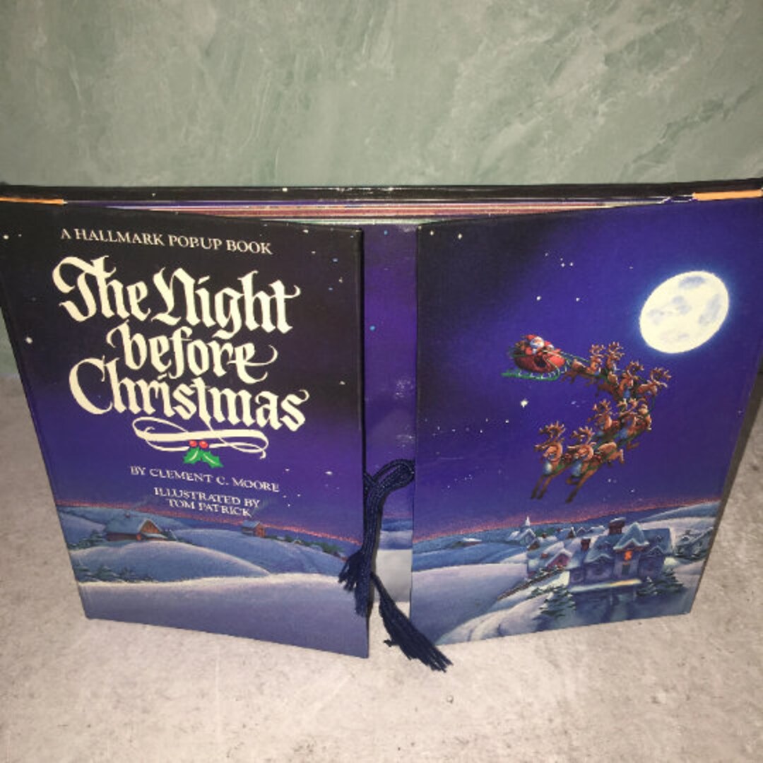 Vintage 1988 the Night Before Christmas Clement Moore Tom Patrick
