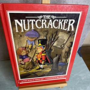 Vintage 1985 The Nutcracker book Ronald Kidd illustrated hardcover Christmas