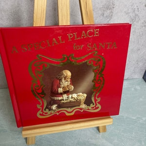 Vintage 1991 3rd print A special Place for Santa book Jeanne Pieper Hardcover