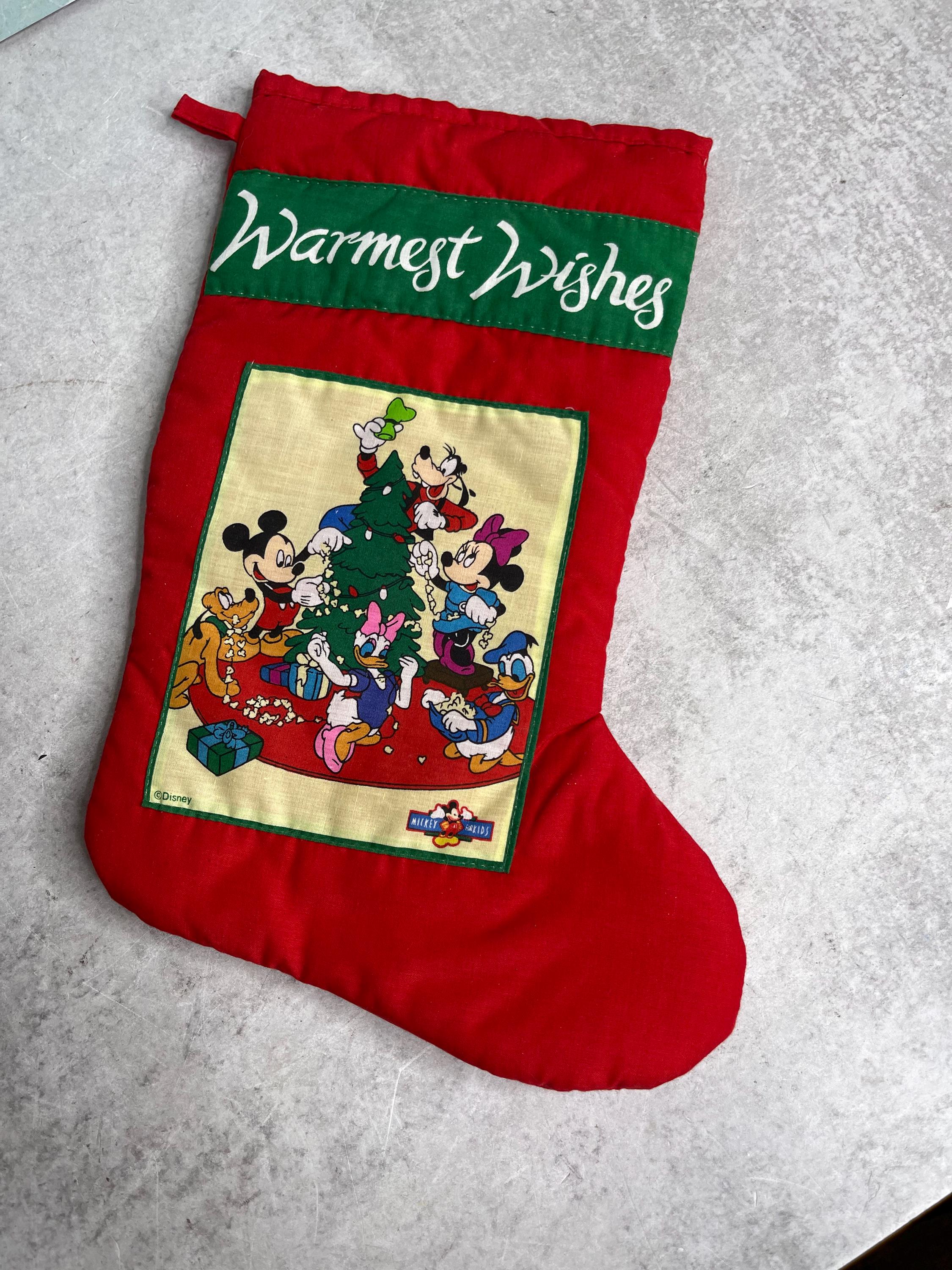 Vintage Mickey Mouse Christmas Stockings - Etsy